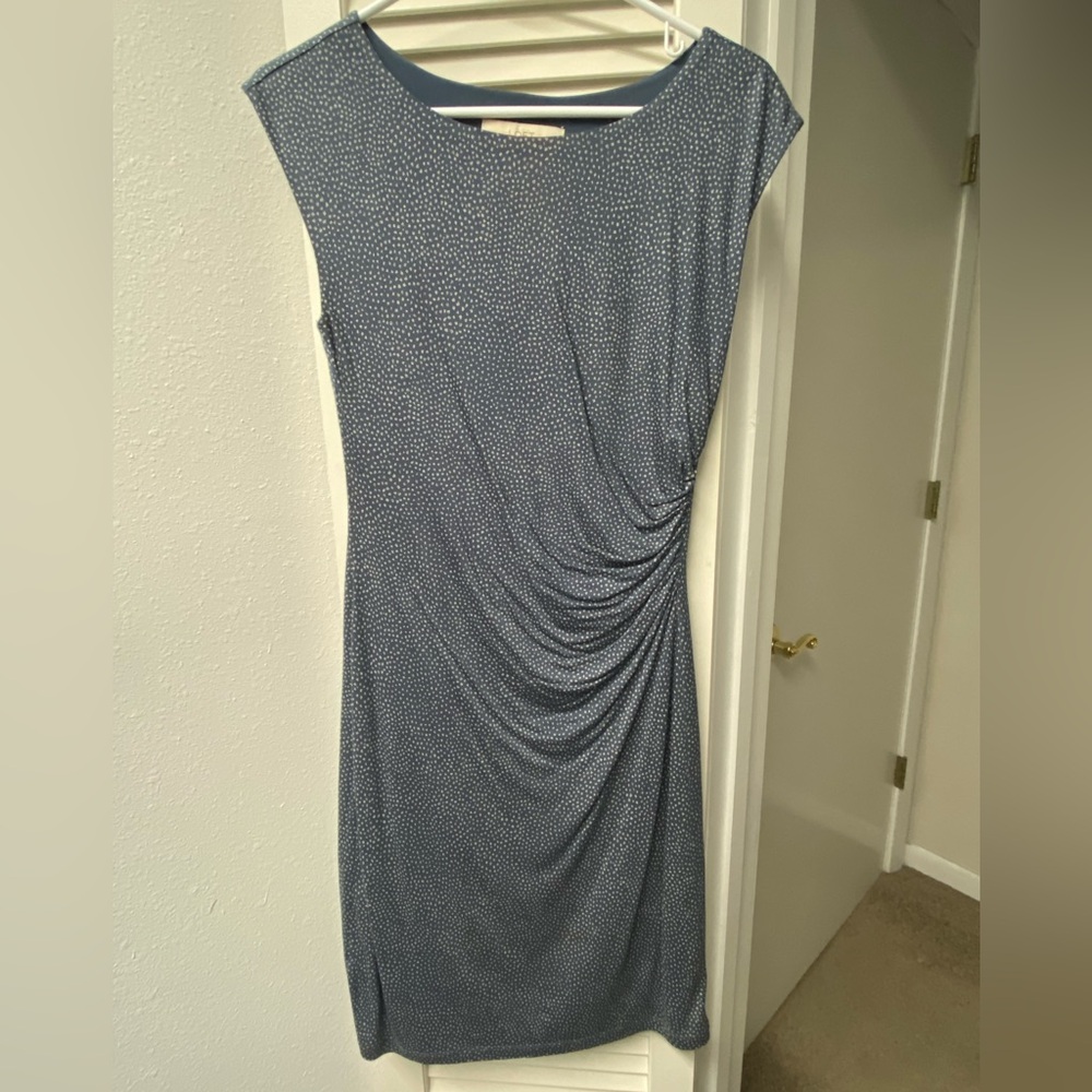 🩵Loft • blue dress • XS